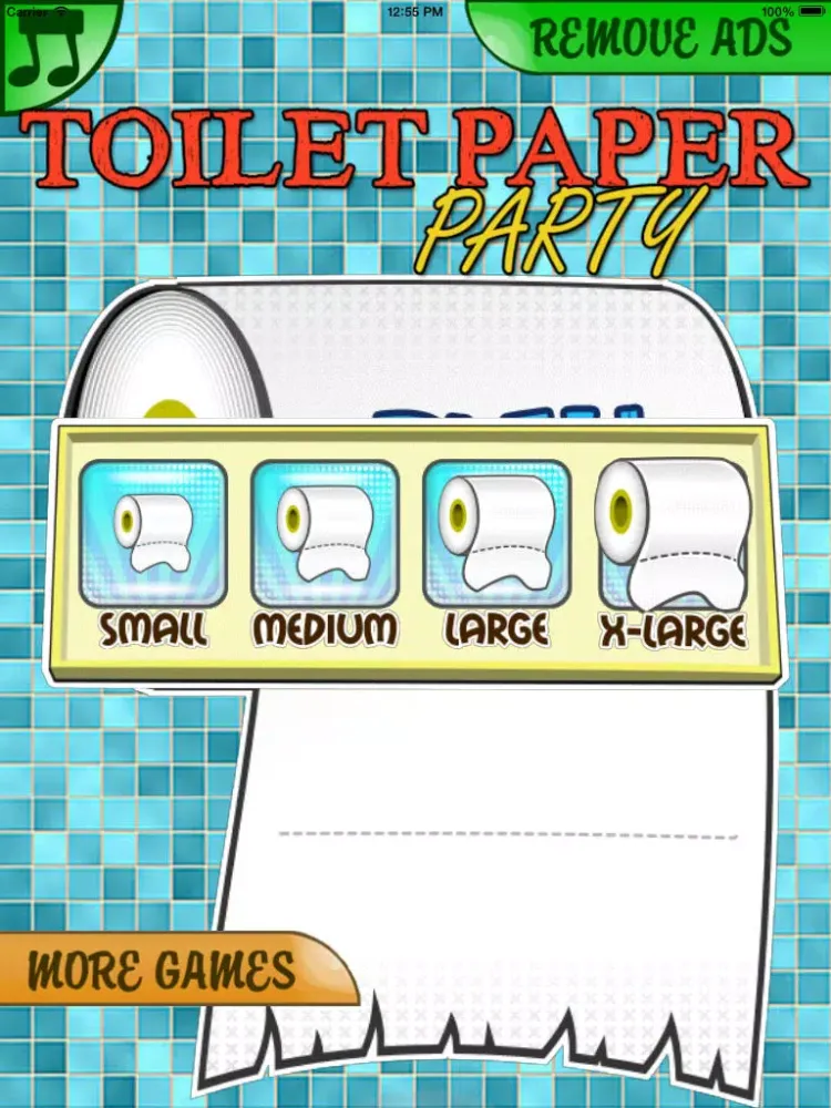 Capturas de tela do Where's My Toilet Paper iPad 