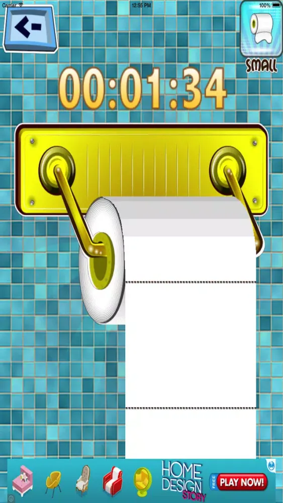 Capturas de tela do Where's My Toilet Paper