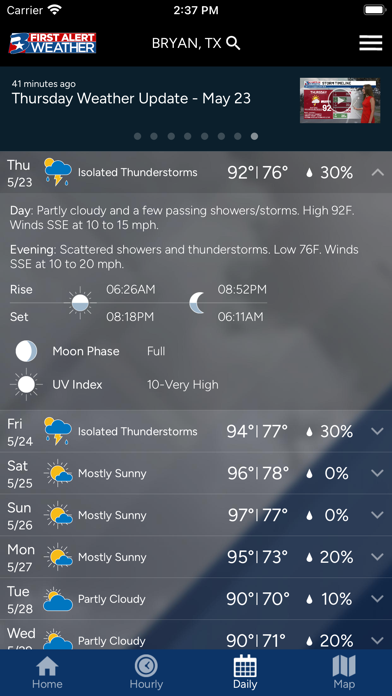 KBTX First Alert Weather স্ক্রিনশট