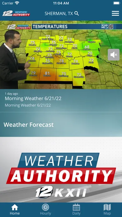 تصاویر KXII Weather Authority App