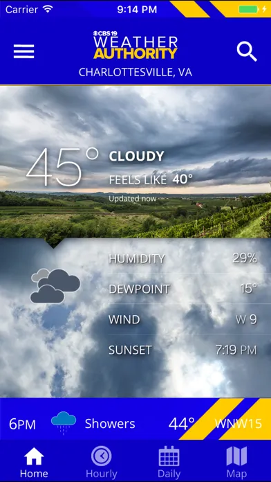 CBS19 Weather Authority Ekran Görüntüleri