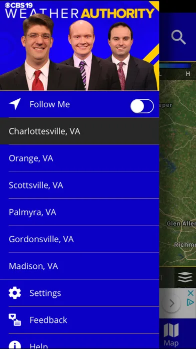 CBS19 Weather Authority Ekran Görüntüleri