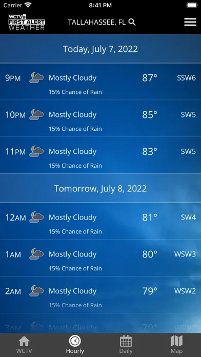 WCTV First Alert Weather স্ক্রিনশট