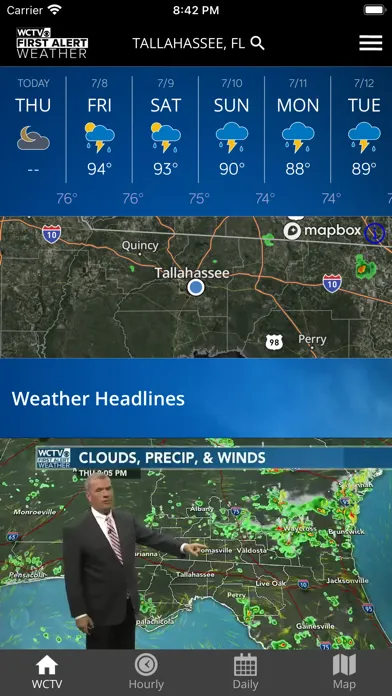 WCTV First Alert Weather স্ক্রিনশট