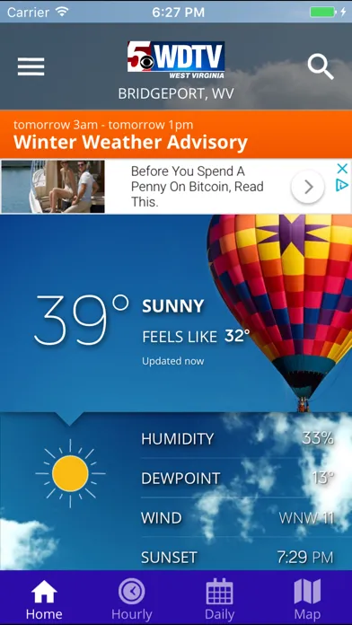Screenshot di WDTV 5 First Alert Weather