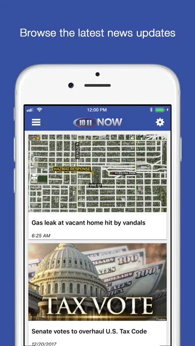Ảnh chụp màn hình của 1011 NOW News