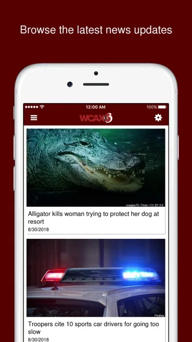 WCAX Channel 3 News: VT-NY-NH Screenshots