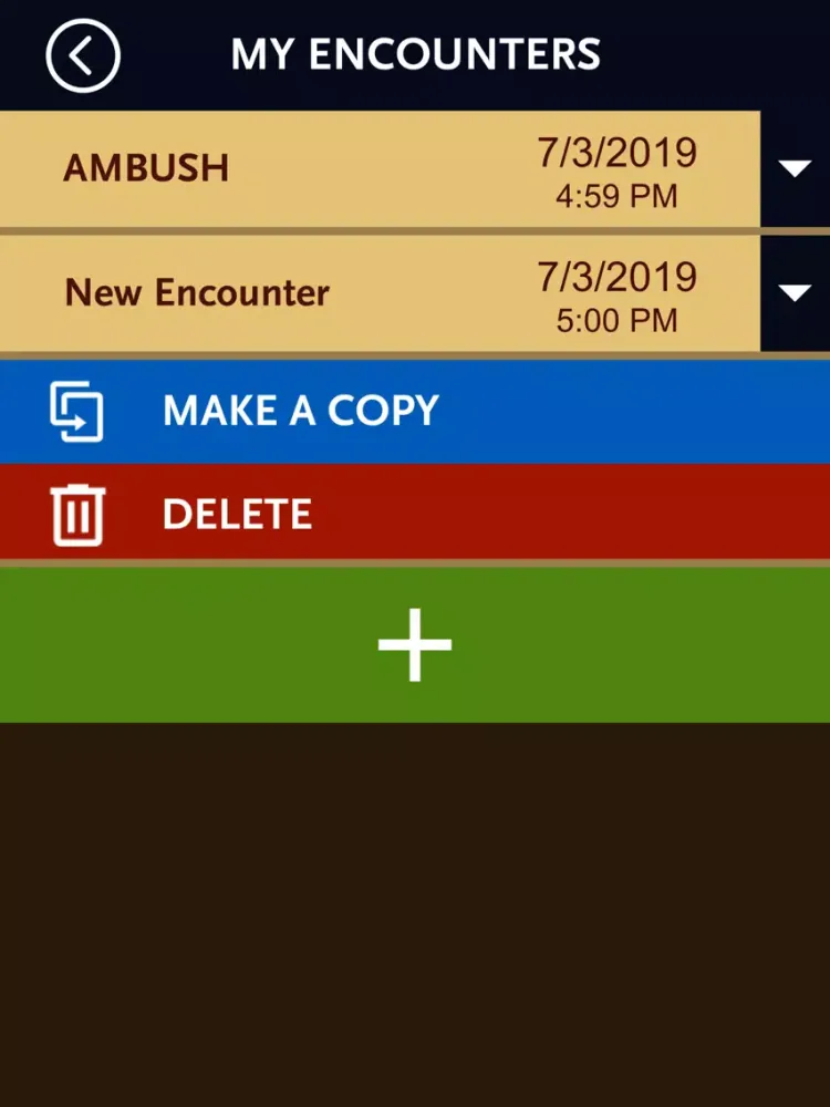 ProDnD Initiative Tracker iPad  Screenshots