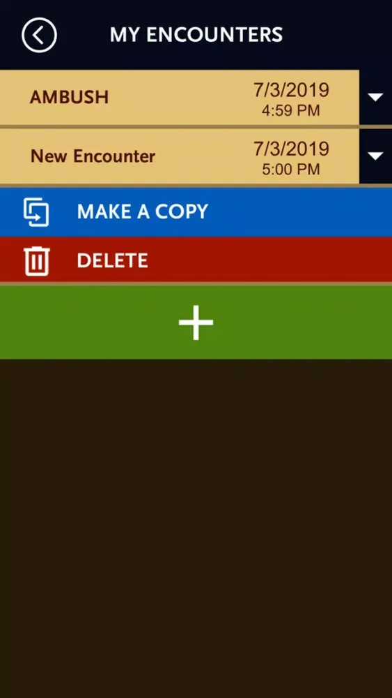 ProDnD Initiative Tracker Screenshots