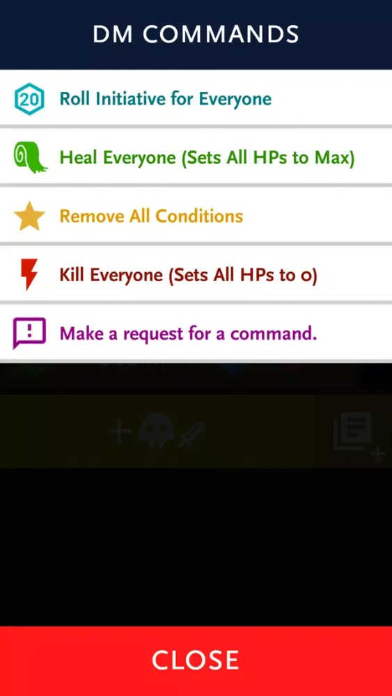 ProDnD Initiative Tracker Screenshots