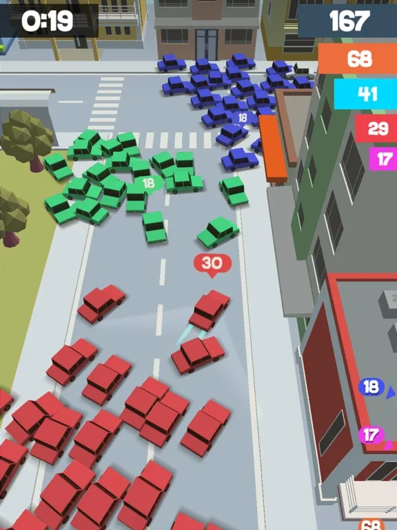Screenshot di Crowd Drift Cars City io iPad 