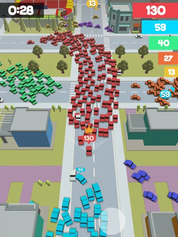 Screenshot di Crowd Drift Cars City io iPad 