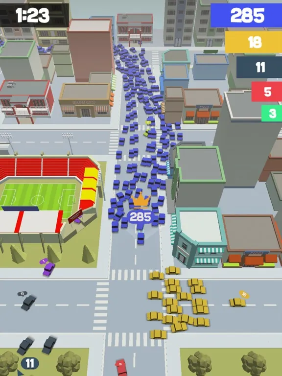 Screenshot di Crowd Drift Cars City io iPad 