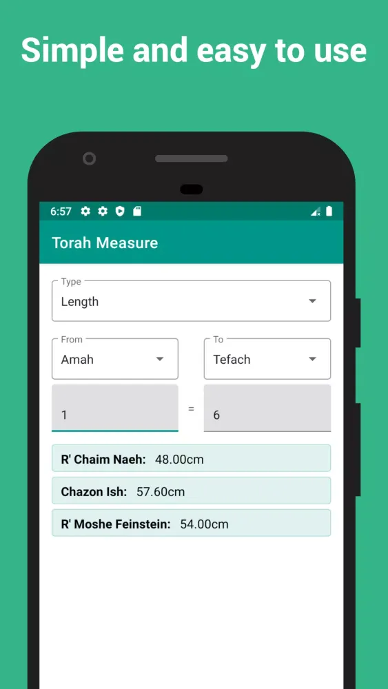 Captures d'écran de Torah Measure
