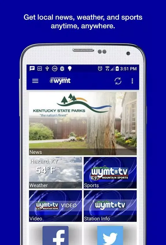 Screenshot di WYMT News