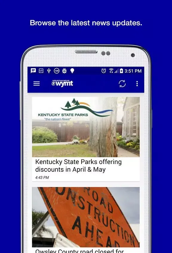 Screenshot di WYMT News