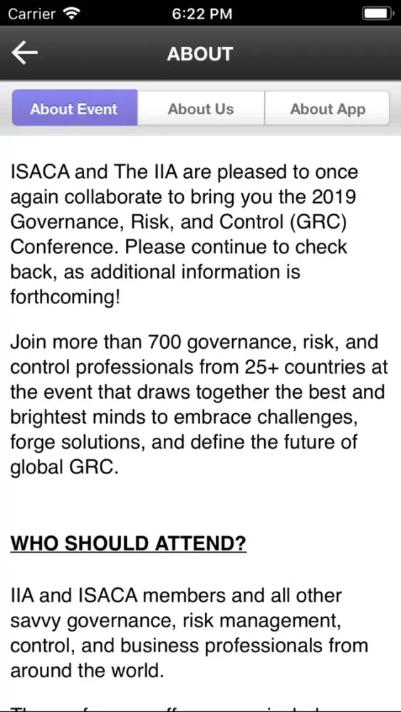 Скриншоты GRC 2019 Conference