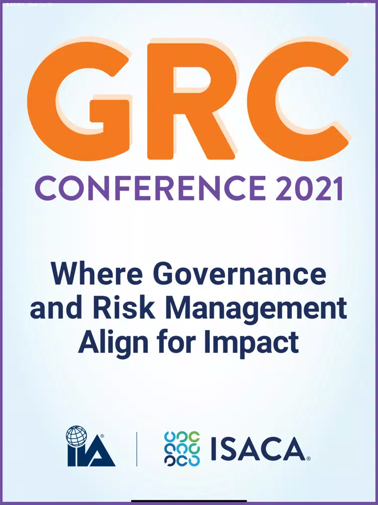 Zrzuty ekranu GRC 2021 Conference iPad 