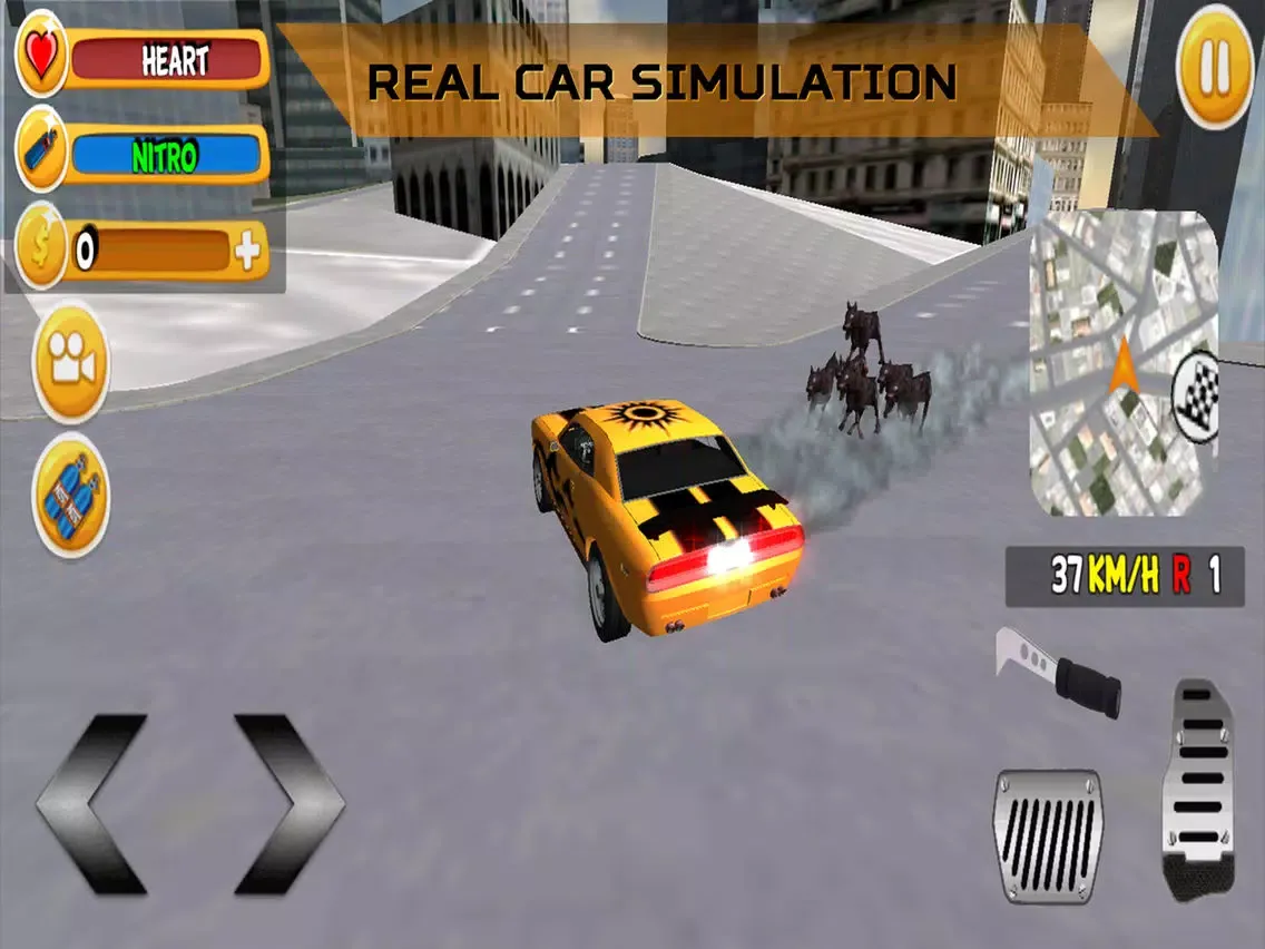 Car Driving Grand Zombie City iPad 應用截圖