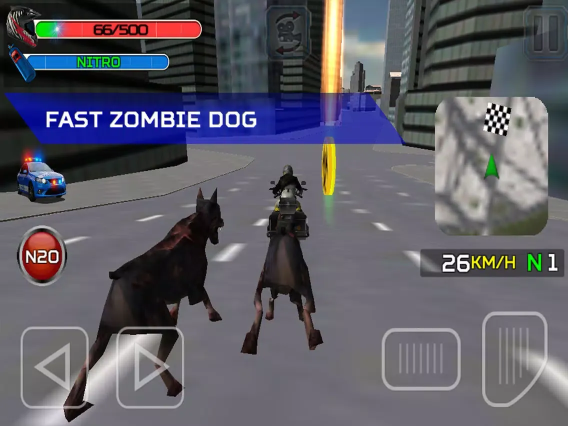 Zombie City : Police MotorCycle iPad  স্ক্রিনশট