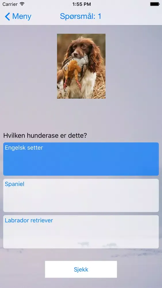 Jegerprøven - Test deg selv应用截图