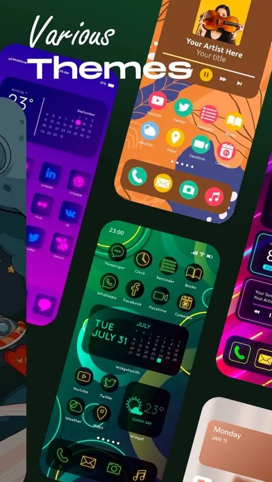 Fonts Theme: Cool Keyboards應用截圖