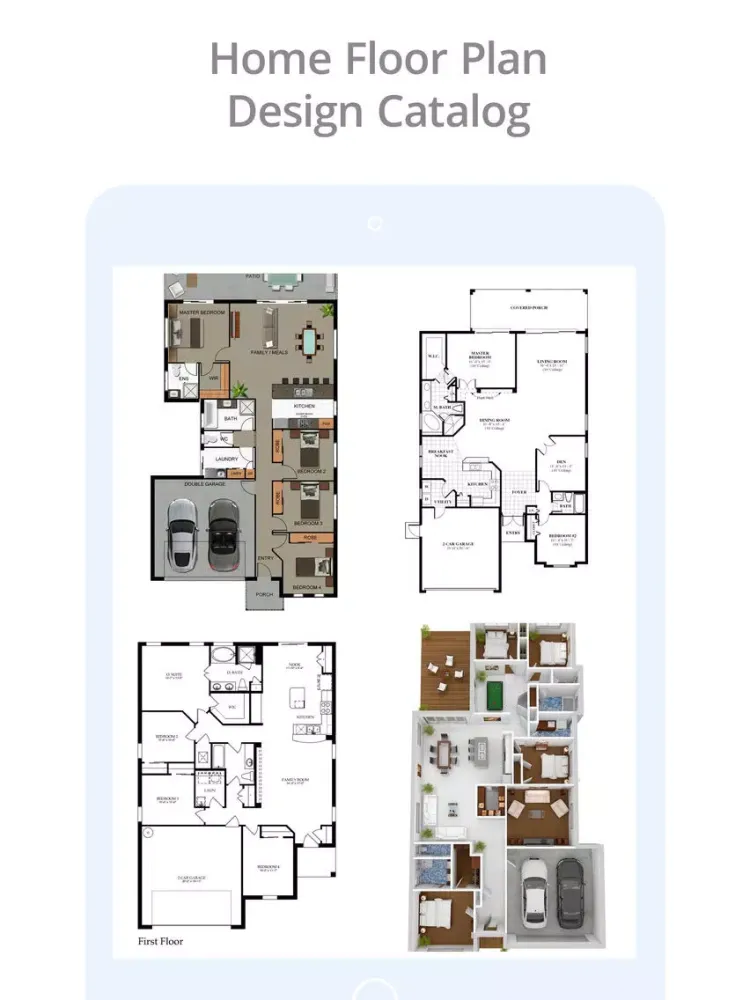 Home FloorPlan Designs Catalog iPad  스크린샷