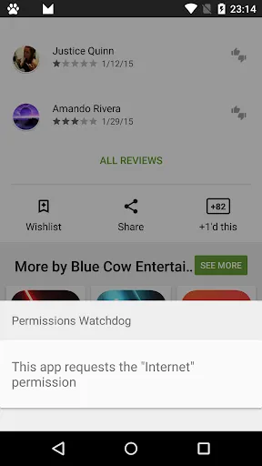 Permissions Watchdog Screenshots