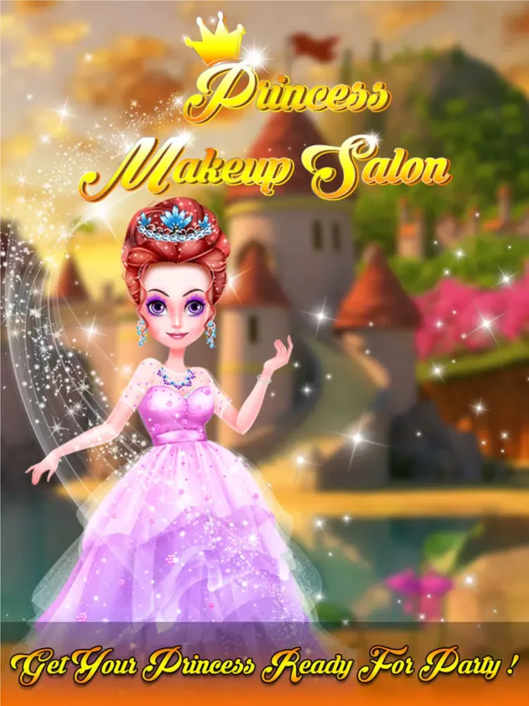 Princess Makeup & Dressup Girl iPad 应用截图