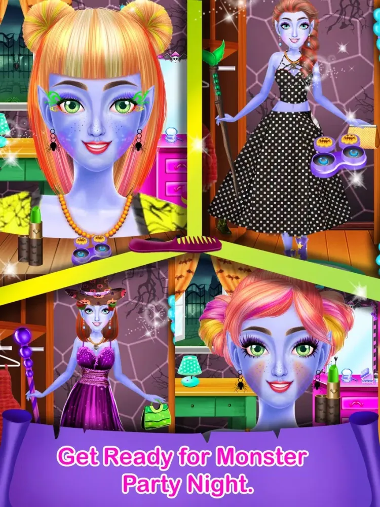 Halloween Scary Girl Makeup iPad  سکرین شاٹس