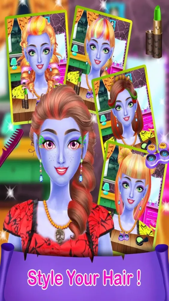 Halloween Scary Girl Makeup سکرین شاٹس