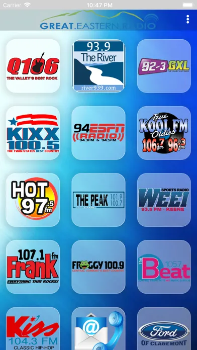 Great Eastern Radio Screenshots