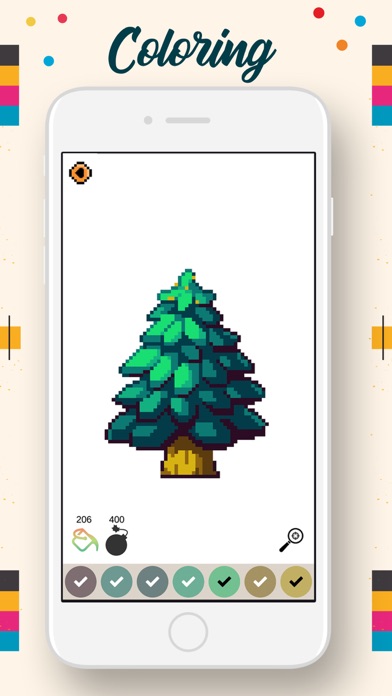 ภาพหน้าจอของ Pixel Grid Color by Number