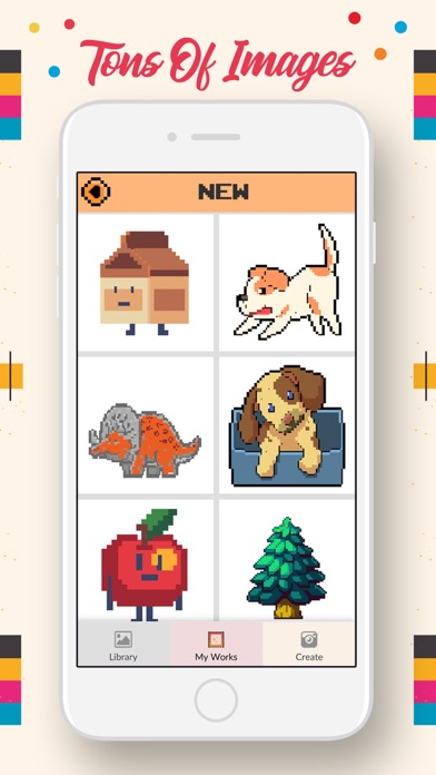 ภาพหน้าจอของ Pixel Grid Color by Number