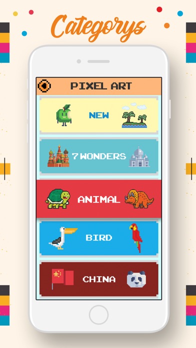 ภาพหน้าจอของ Pixel Grid Color by Number