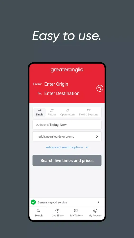 Greater Anglia应用截图