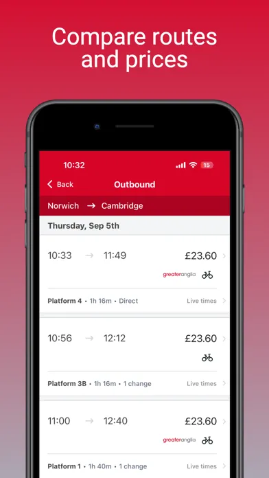 تصاویر Greater Anglia Train Tickets