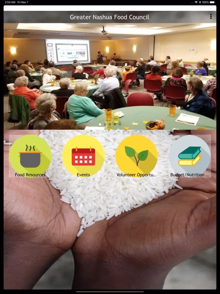 Greater Nashua Food Council iPad  स्क्रीनशॉट