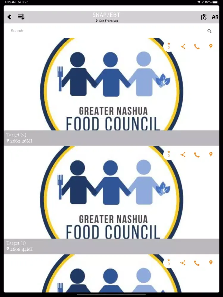 Greater Nashua Food Council iPad  स्क्रीनशॉट