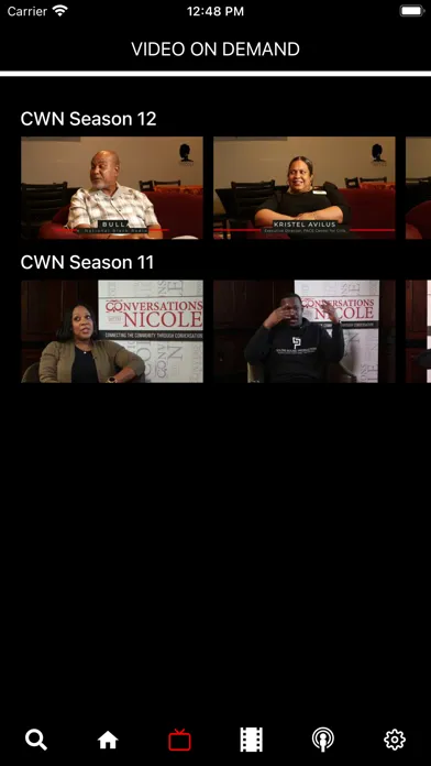 Capturas de tela do Greater Works Network
