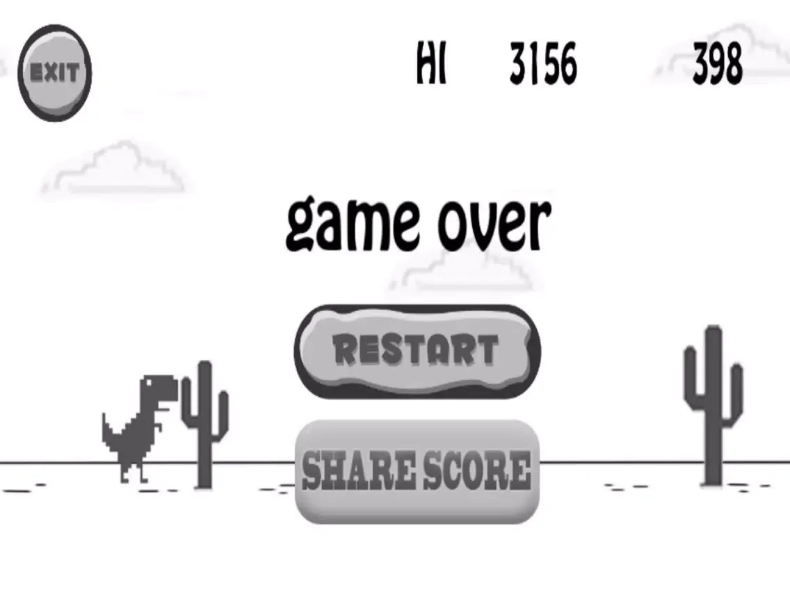 Capturas de pantalla de Amazing Dino T-Rex Runner iPad 