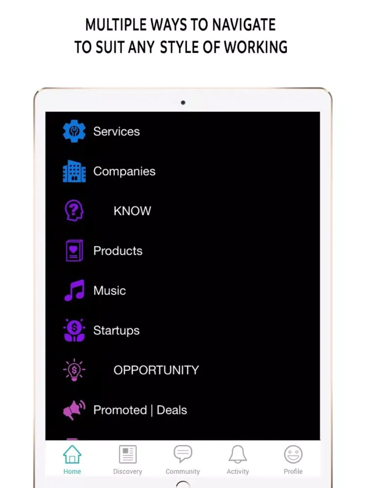 Captures d'écran de Greater Than Community iPad 