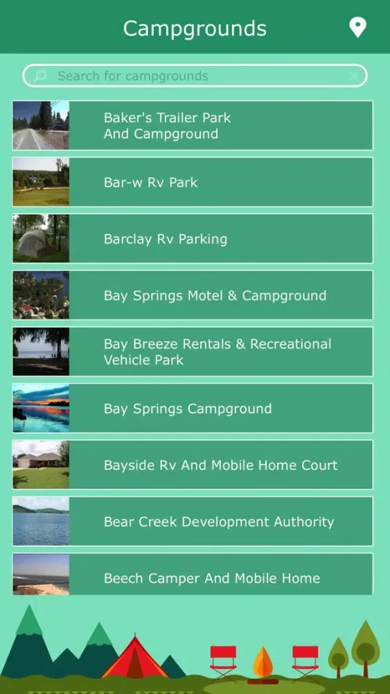 تصاویر Alabama Campgrounds & Parks
