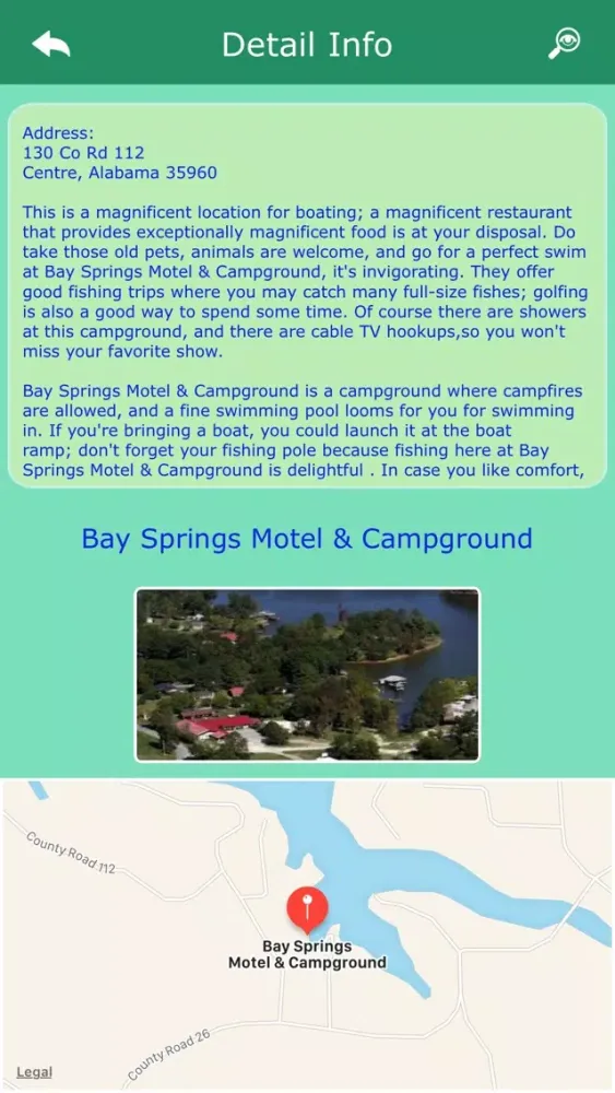 تصاویر Alabama Campgrounds & Parks
