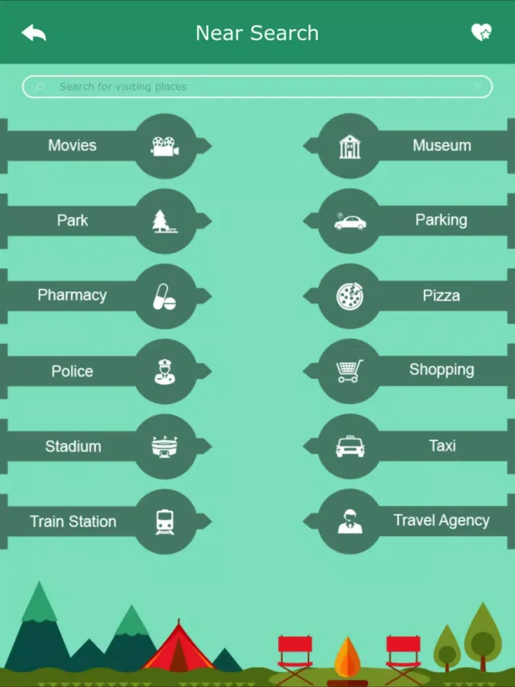 Illinois Camping Locations iPad 应用截图