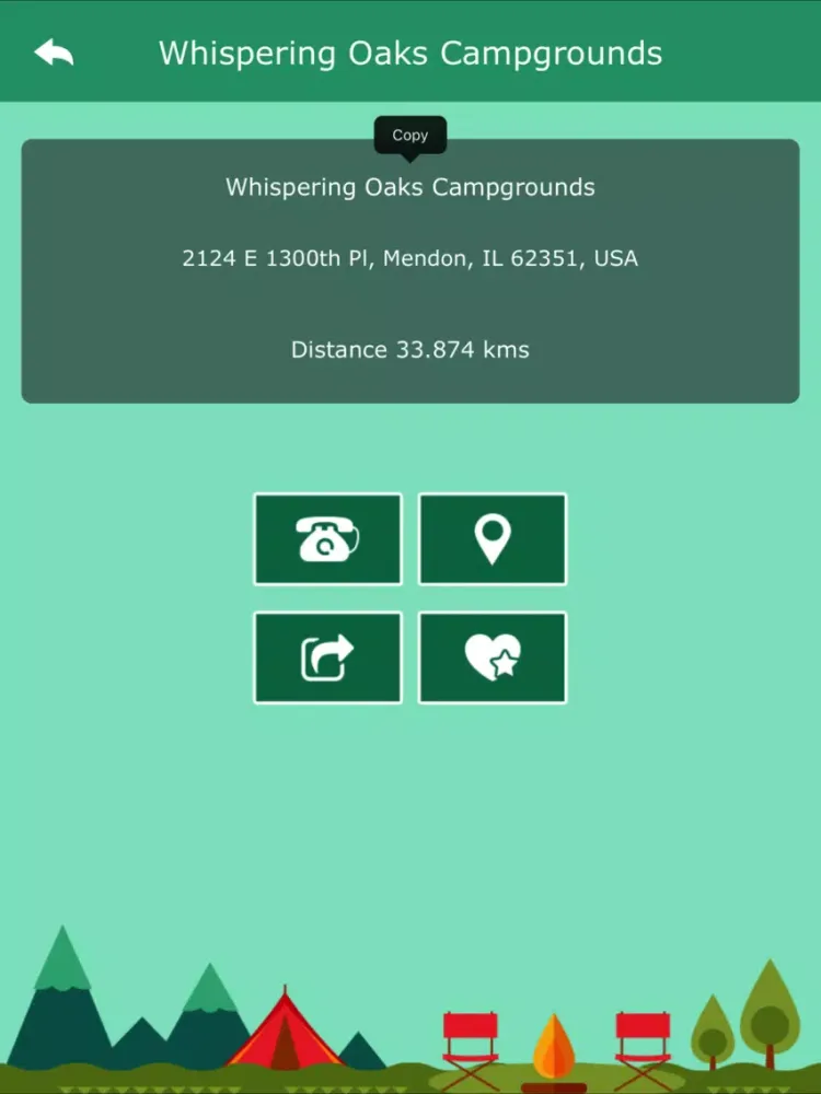 Illinois Camping Locations iPad 应用截图