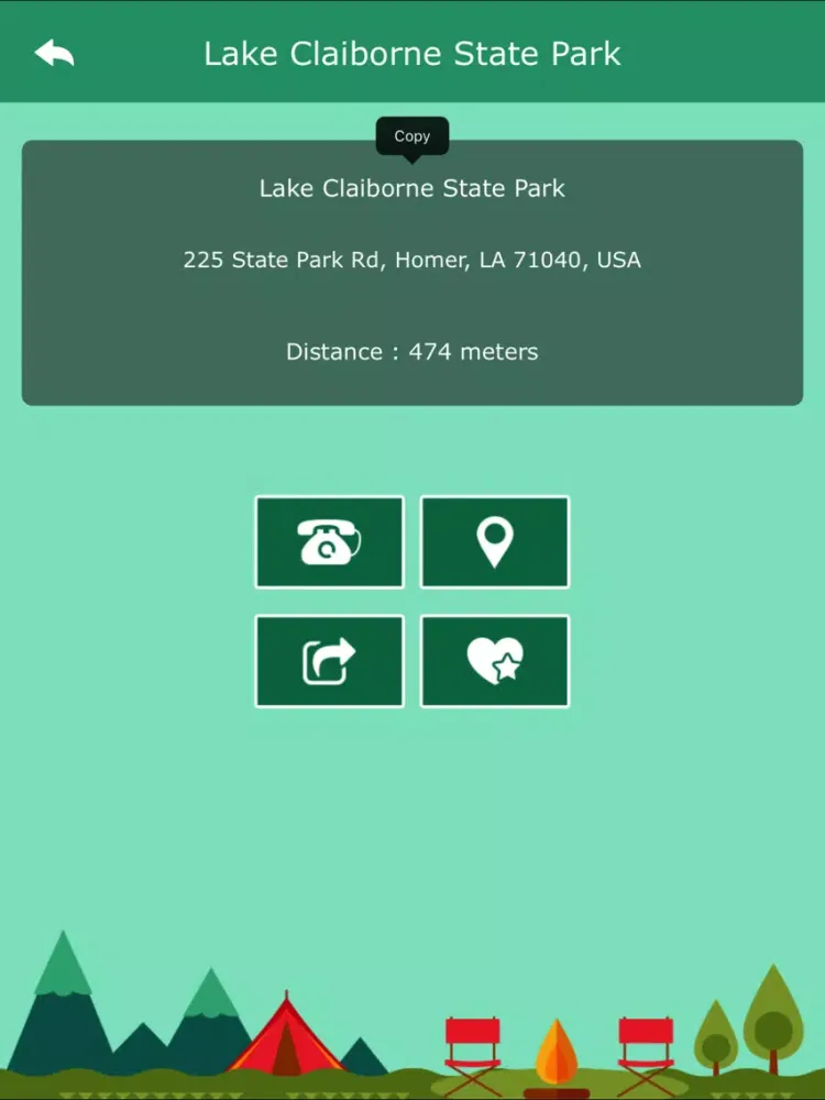 Camping in Louisiana iPad  スクリーンショット