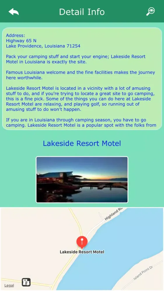Camping in Louisiana スクリーンショット