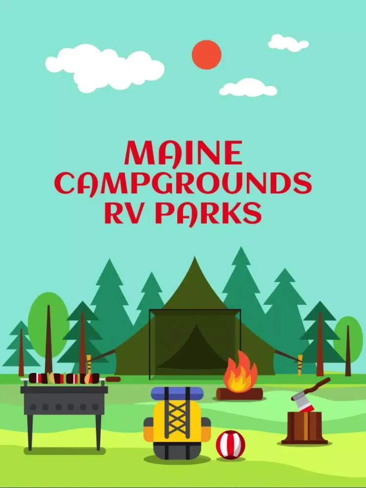 Maine Campgrounds RV Parks iPad  Screenshots