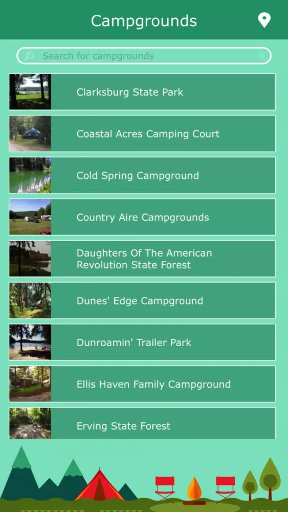 Camping in Massachusetts Ekran Görüntüleri